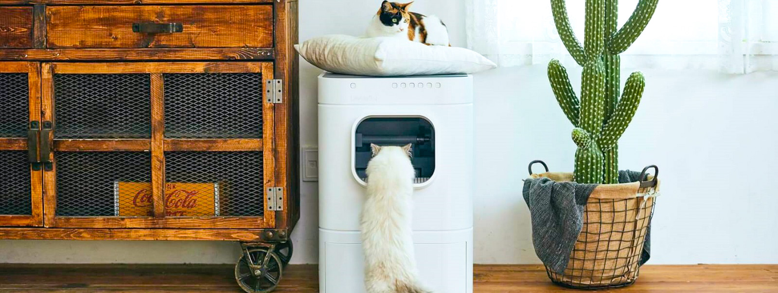 LavvieBot S - smart cat toilet with self-cleaning function